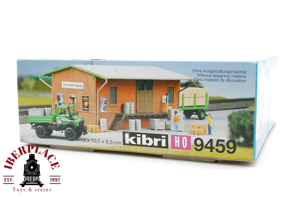 1:87 Kibri 9459 Güterabfertigung Manipulacion de mercancias 15x10,5x6.5cm H0 escala ho 00