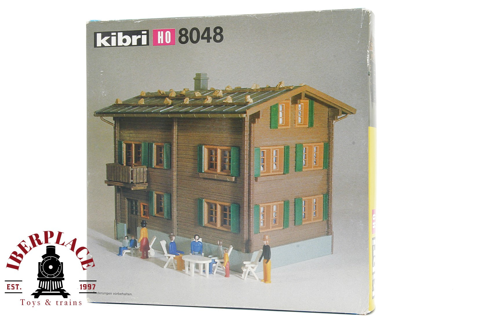 1:87 Kibri 8048 Haus Oberwald Casa de ciudad 11x8.5x9.5cm H0 escala ho 00