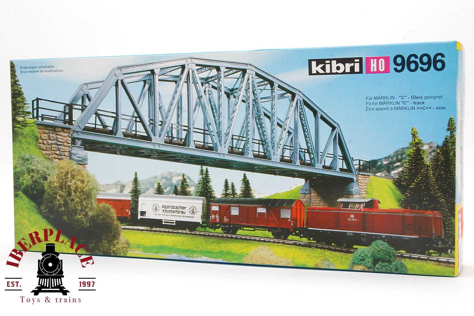 1:87 Kibri B-9696 Stahlträger Viadukt viaducto para Märklin vias C H0 escala ho 00