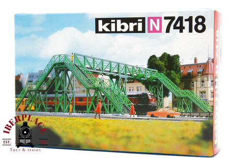 1:160 Kibri B-7418 Fußgängerbrücke Puente peatonal 18x8.5x6cm N escala