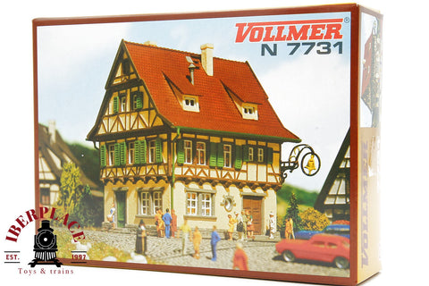 1:160 Vollmer 7731 Bausatz Gasthof zur Glocke Restaurante 83x72x85mm N escala