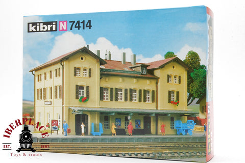 1:160 Kibri 7414 Bahnhof estación de tren 13x9.5x7.5cm N escala