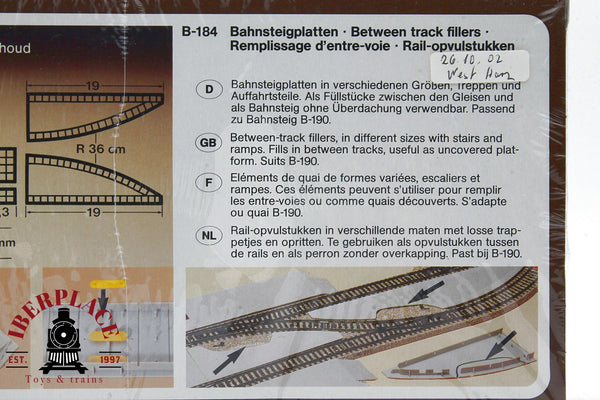 1:87 Faller B-184 Bahnsteigplatten Paneles de plataforma H0 escala ho 00