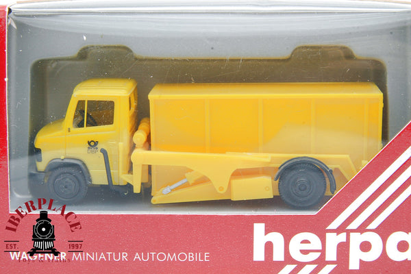 1/87 Herpa 4120 LKW camión Mercedes Benz MB Deutsche Bundespost escala ho 00