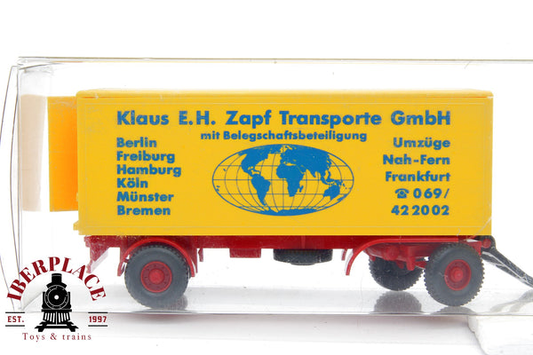 1/87 WIKING LKW Camion Mercedes Benz MB Klaus E.H Zapf Transporte escala ho 00