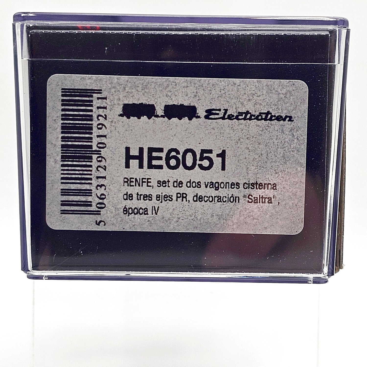 Set de 2 vagones cisterna RENFE “Saltra” de 3 ejes – Escala H0 – Electrotren HE6051 (época IV)