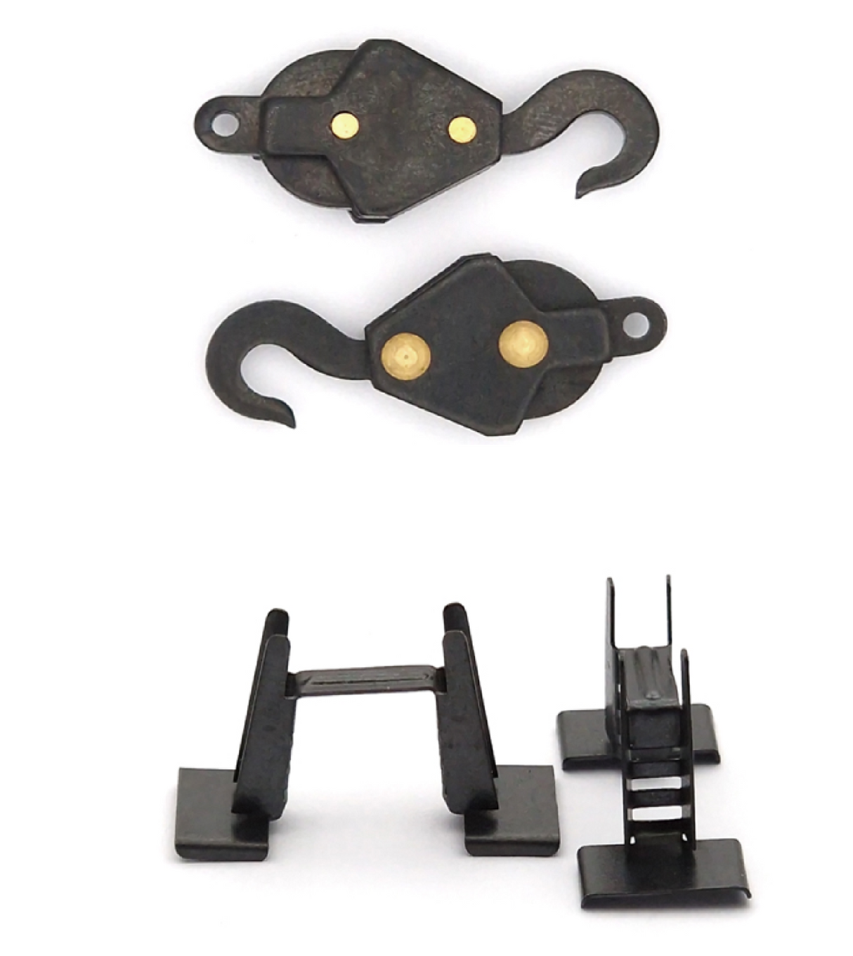 Märklin Kit Repuestos Vagón Grúa H0 – E406190 + E321360 | 4 Piezas Metal | Compatible 4611 · 4671 · 46715