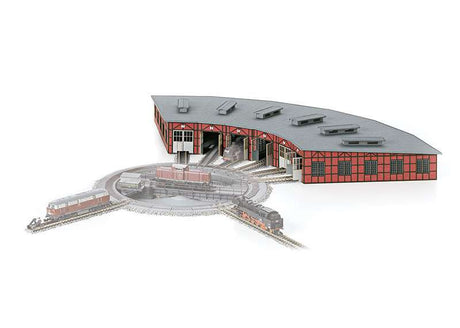 Märklin 89835 – Depósito semicircular de locomotoras, 2 × 3 vías · Imagen del fabricante