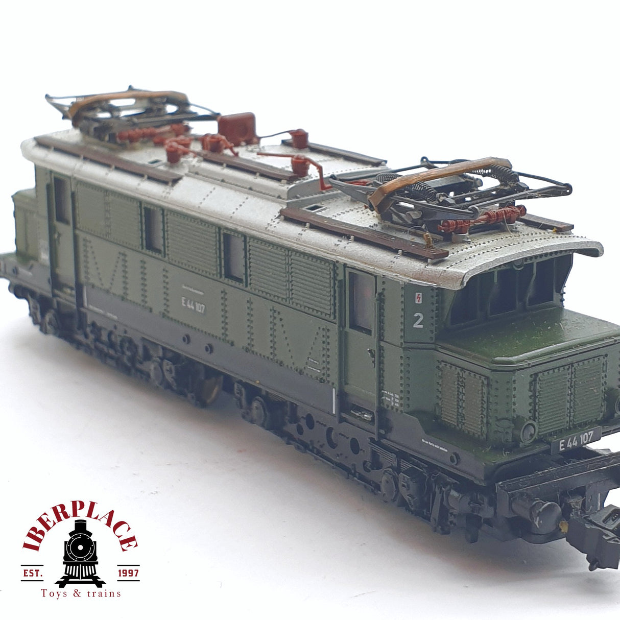 ♻️ 2 mano -  Minitrix Locomotora E44 107 N escala 1:160 TEN03