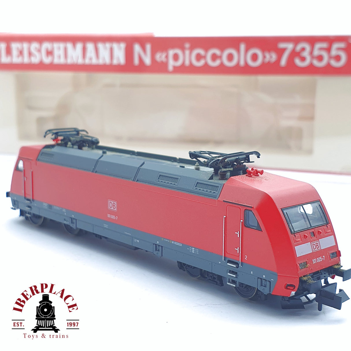 ♻️ 2 mano -  Fleischmann 7355K Locomotora BR 101 DB N escala 1:160 TEN03