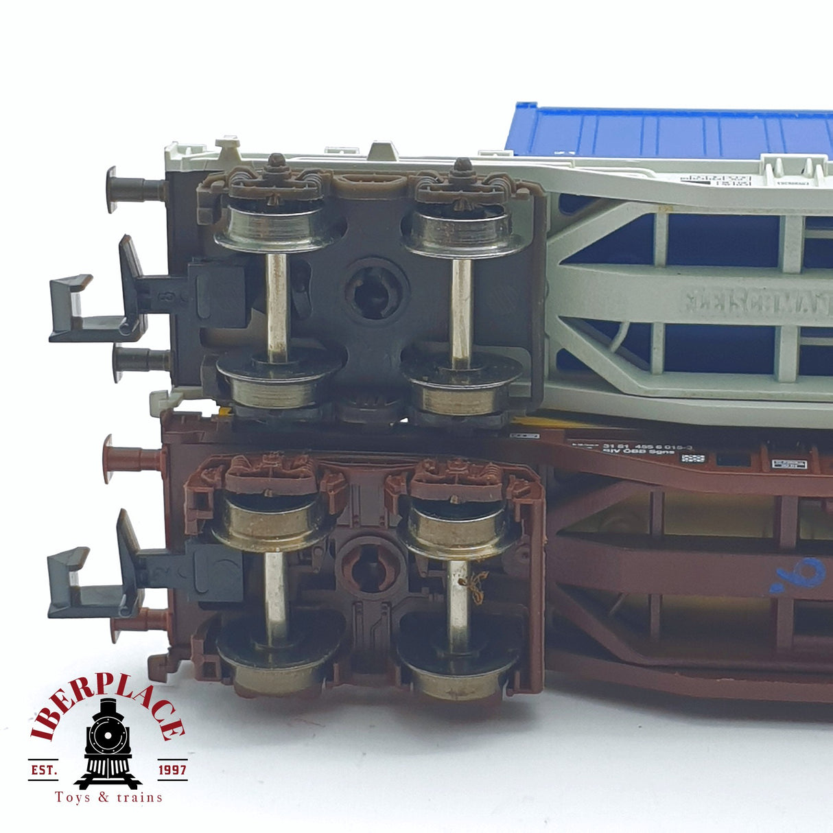 ♻️ 2 mano -  Fleischmann 97 8808 set de contenedores DB/SBB N escala 1:160 TEN03