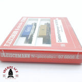 ♻️ 2 mano -  Fleischmann 97 8808 set de contenedores DB/SBB N escala 1:160 TEN03