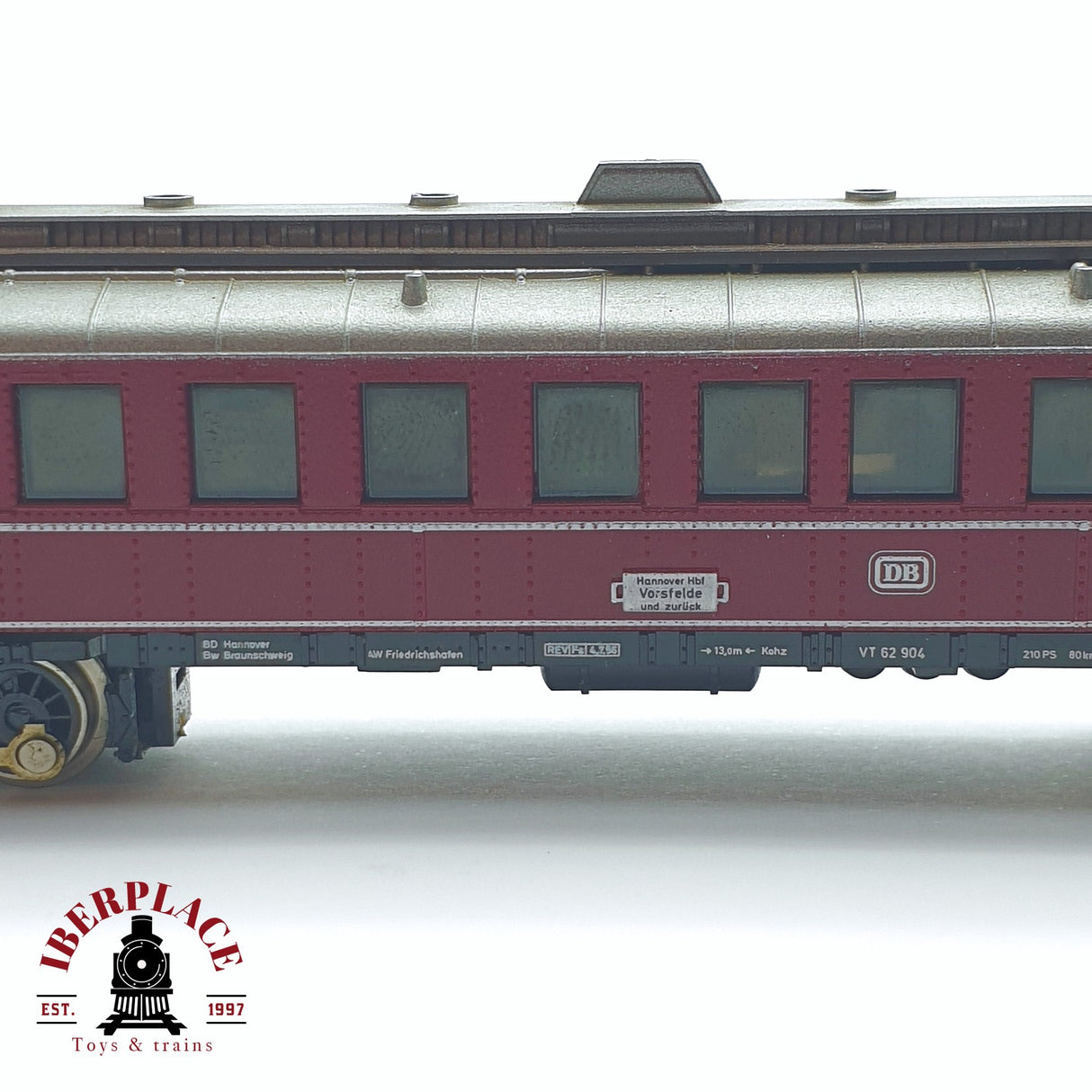 ♻️ 2 mano -  Minitrix 51 2096 00 Locomotora DB 62 904 N escala 1:160 TEN03