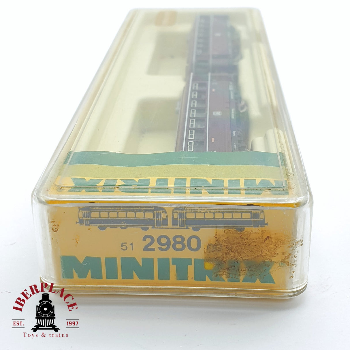 ♻️ 2 mano -  Minitrix 51 2980 00 Ferrobus con remolque DB N escala 1:160 TEN03
