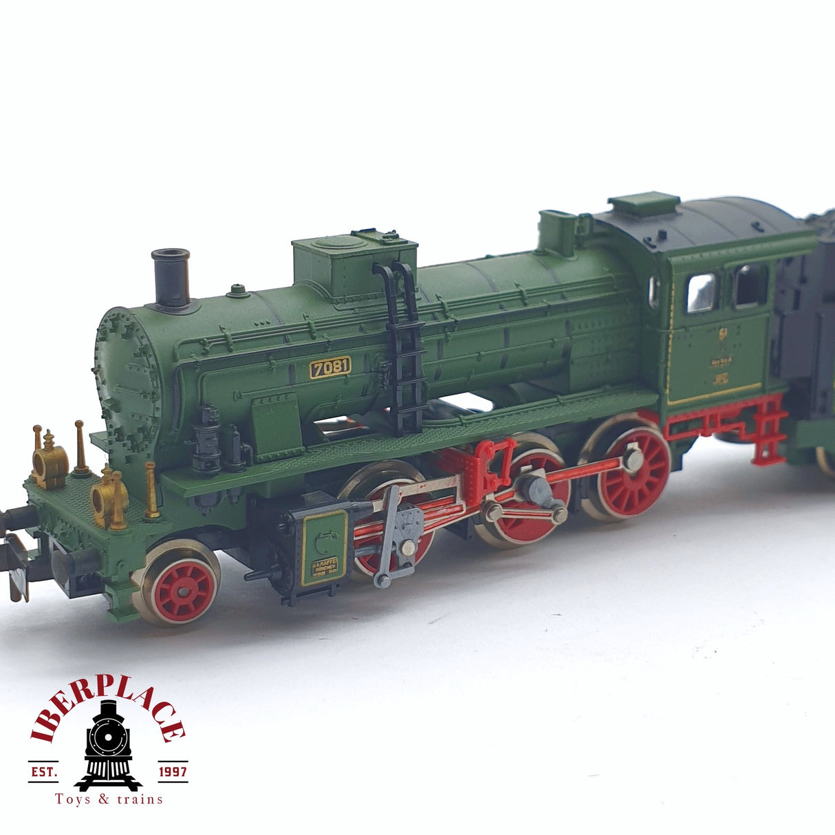 ♻️ 2 mano -  Minitrix 51 2903 00 Locomotora Bay.Sts.B 7081 N escala 1:160 TEN03