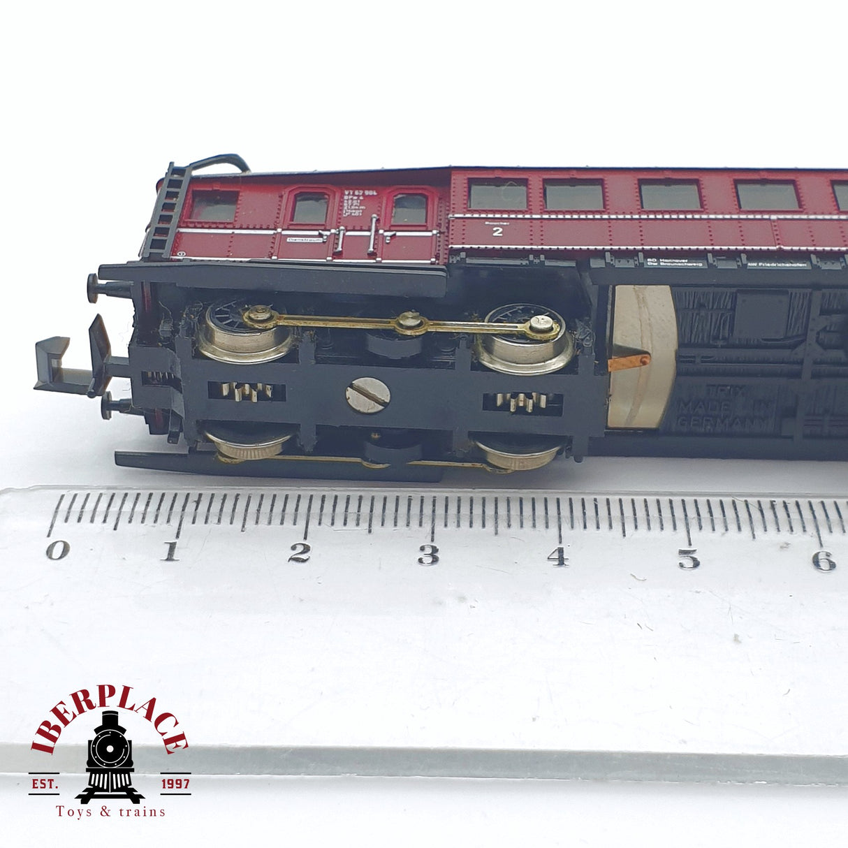 ♻️ 2 mano -  Minitrix 51 2096 00 Locomotora DB 62 904 N escala 1:160 TEN03