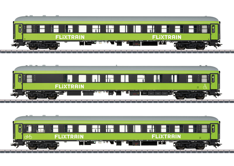 Märklin 42957 – Coffret de voitures grandes lignes 1, FlixTrain · privat – H0 1:87