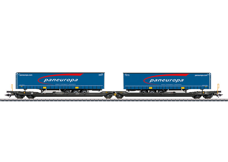 Märklin 47476 – Carro tasca doppio Sdggmrss · privat – H0 1:87