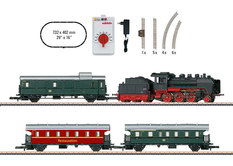 Märklin 81874 – Startpackung Museumspersonenzug BR 24 009