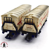 ♻️ 2da mano - 2x Electrotren vagones cerrados transfesa interfrigo RENFE H0 escala 1:87 A15