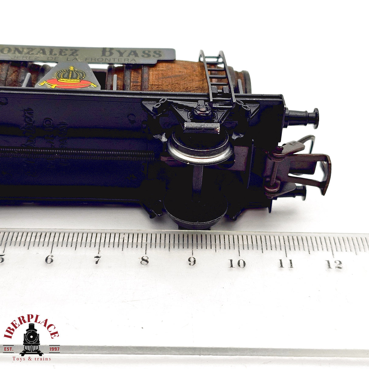 ♻️ 2da mano - Electrotren vagón barriles Gonzales Byass Jerez de la frontera RENFE H0 escala 1:87 A15