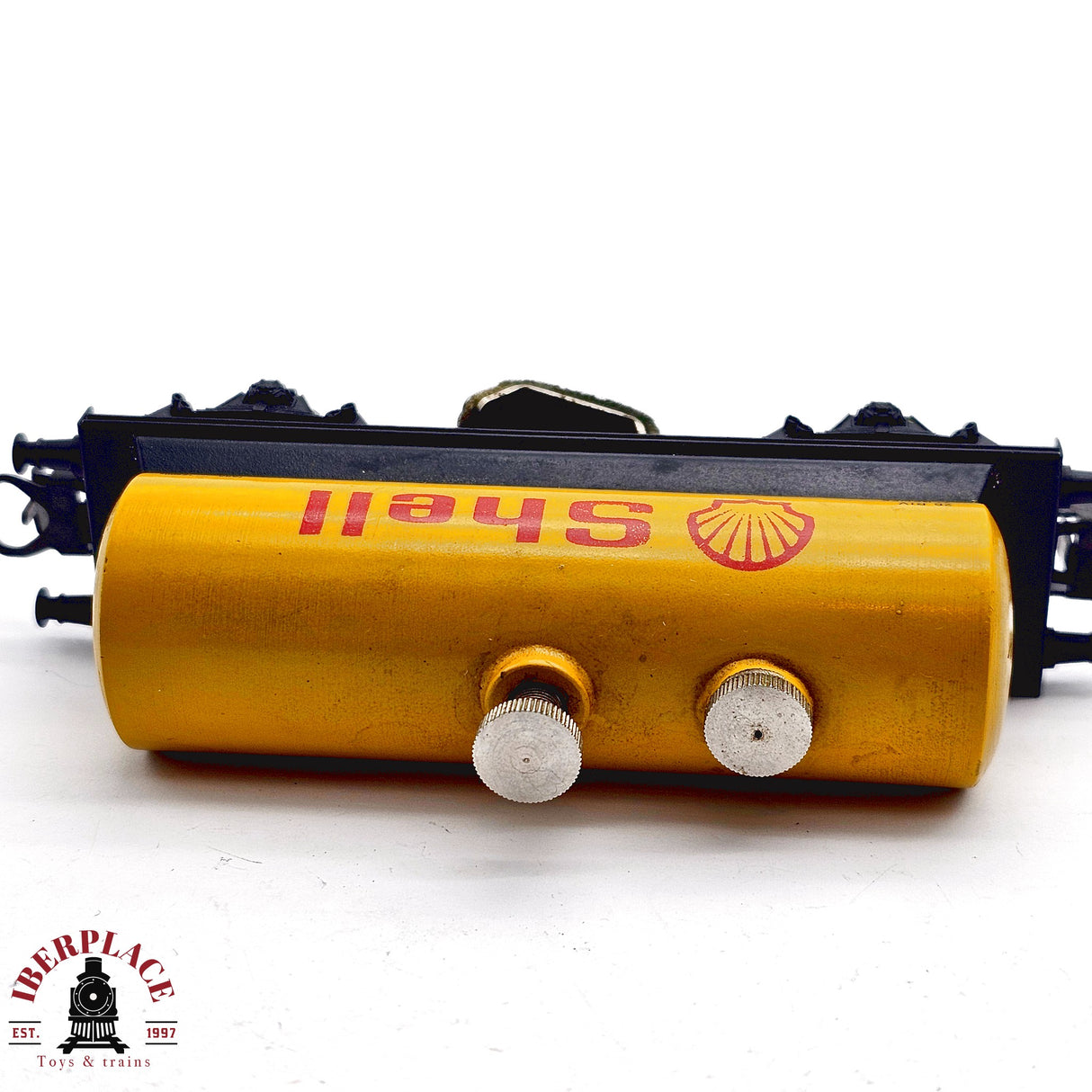 ♻️ 2da mano - Electrotren vagón cisterna shell limpia vias RENFE H0 escala 1:87 A15