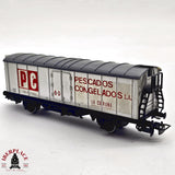 ♻️ 2da mano - DC Electrotren vagon cerrado Pescados Congelados H0 escala 1:87 A15
