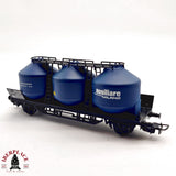♻️ 2da mano - DC Electrotren vagón silo ausiliare Milano FS H0 escala 1:87 A15