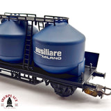 ♻️ 2da mano - DC Electrotren vagón silo ausiliare Milano FS H0 escala 1:87 A15