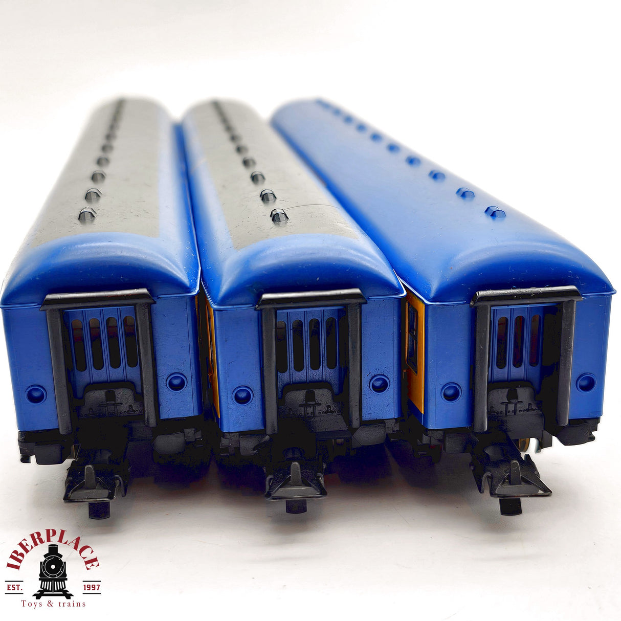 ♻️ 2da mano - DC 3x IBERTREN vagones pasajeros RENFE restaurante clase 2 H0 escala 1:87 A15