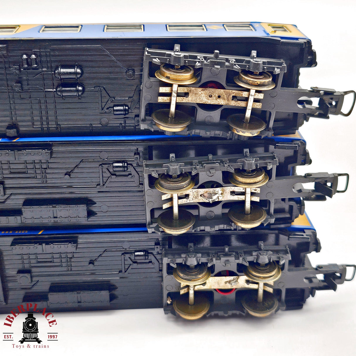 ♻️ 2da mano - DC 3x IBERTREN vagones pasajeros RENFE restaurante clase 2 H0 escala 1:87 A15