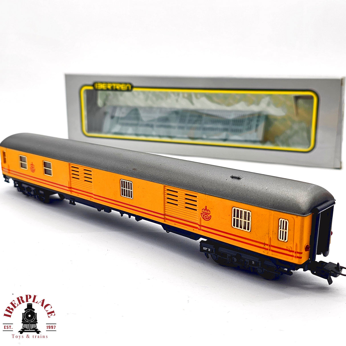 ♻️ 2da mano - DC IBERTREN 2222 coche viajeros correos RENFE H0 escala 1:87 A15