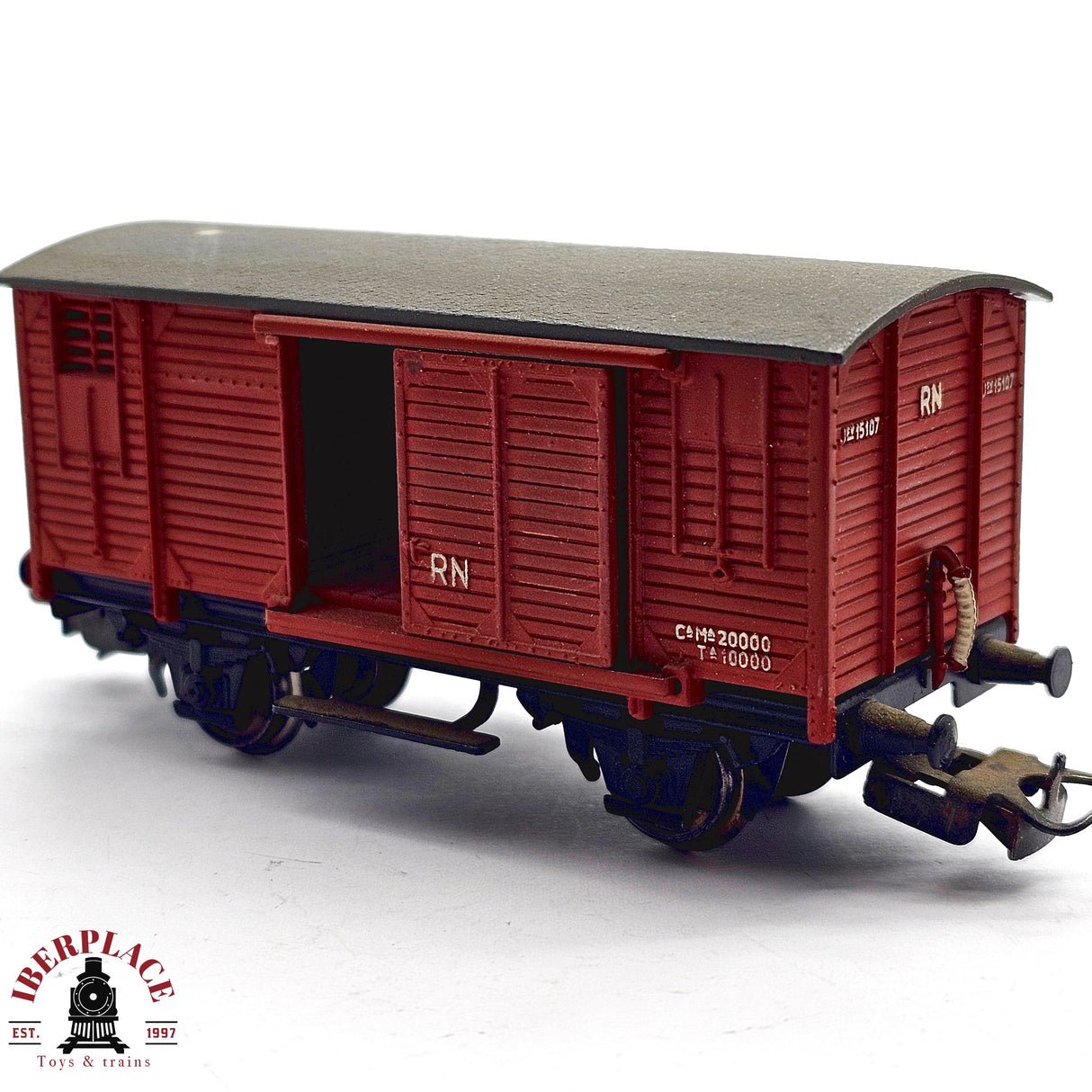 ♻️ 2da mano - DC Ktrain 0703-J vagón cerrado con balconcillo RENFE H0 escala 1:87 A15