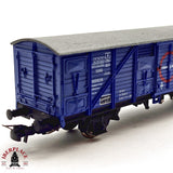 ♻️ 2da mano - DC Electrotren 1310K vagón cerrado transfesa RENFE H0 escala 1:87 A15 1/2