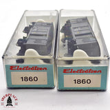 ♻️ 2da mano - DC Electrotren 2x 1860 vagones cerrados con puerta corredera RENFE H0 escala 1:87 A15