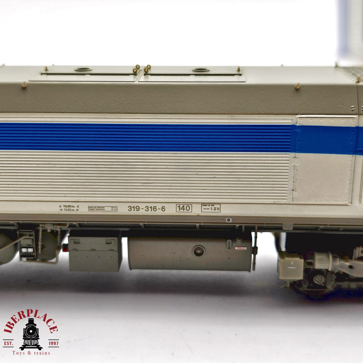 ♻️ 2da mano - DC Roco 63445 Locomotora RENFE 319 316.6 H0 escala 1:87 A15