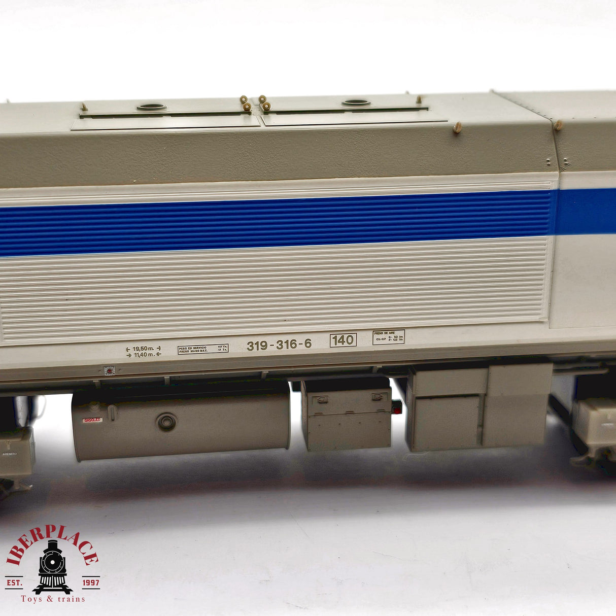 ♻️ 2da mano - DC Roco 63445B Locomotora RENFE 319 316.6 H0 escala 1:87 A15