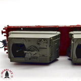 ♻️ 2da mano - Electrotren 5142 vagon plataforma vehículos militares H0 escala 1:87 A15