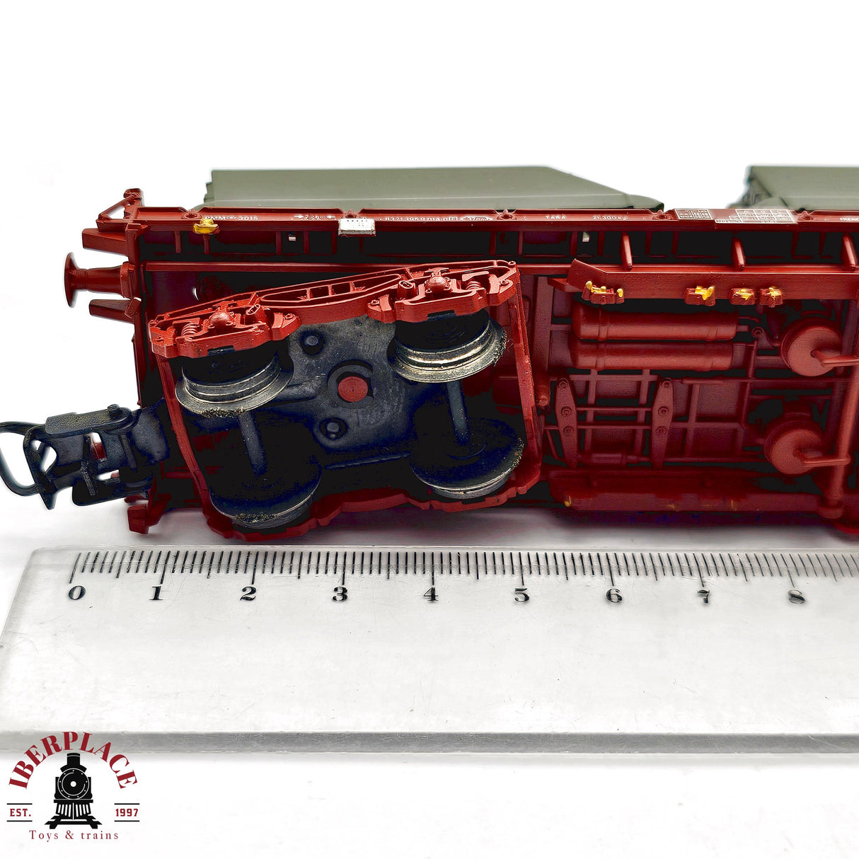 ♻️ 2da mano - Electrotren 5142 vagon plataforma vehículos militares H0 escala 1:87 A15