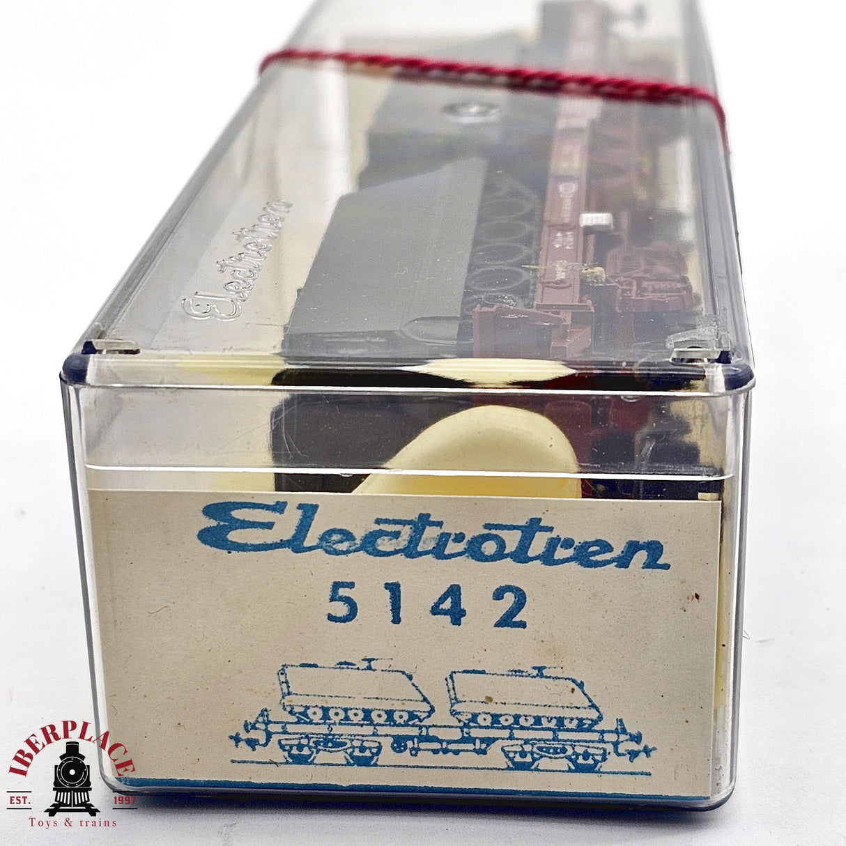 ♻️ 2da mano - Electrotren 5142 vagon plataforma vehículos militares H0 escala 1:87 A15