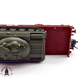 ♻️ 2da mano - DC Electrotren 5141 vagón plataforma con tanque militar H0 escala 1:87 A15