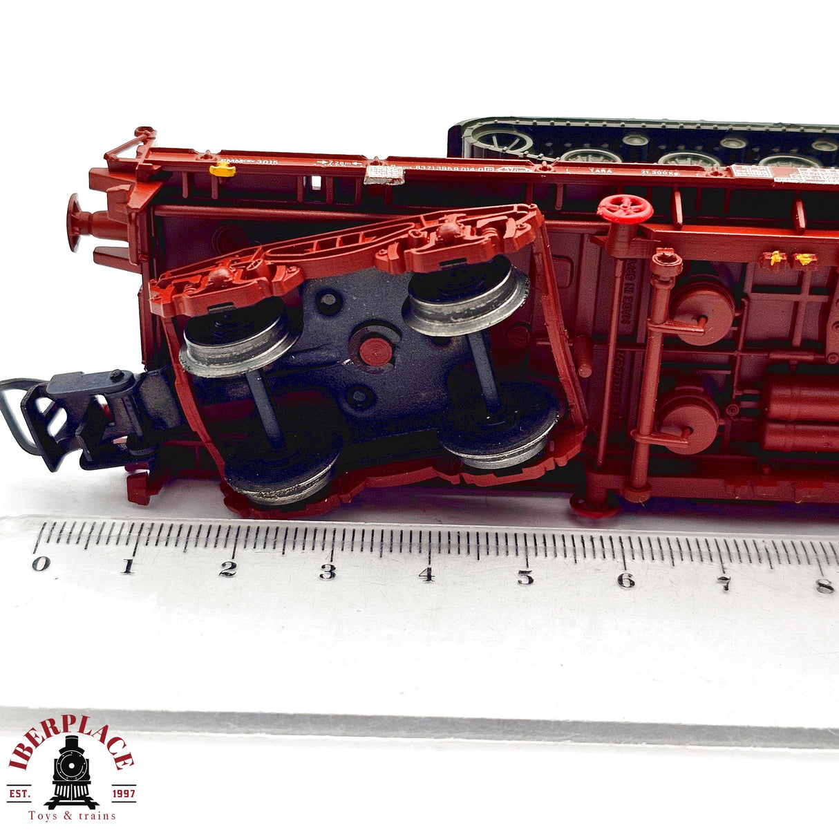 ♻️ 2da mano - DC Electrotren 5141 vagón plataforma con tanque militar H0 escala 1:87 A15