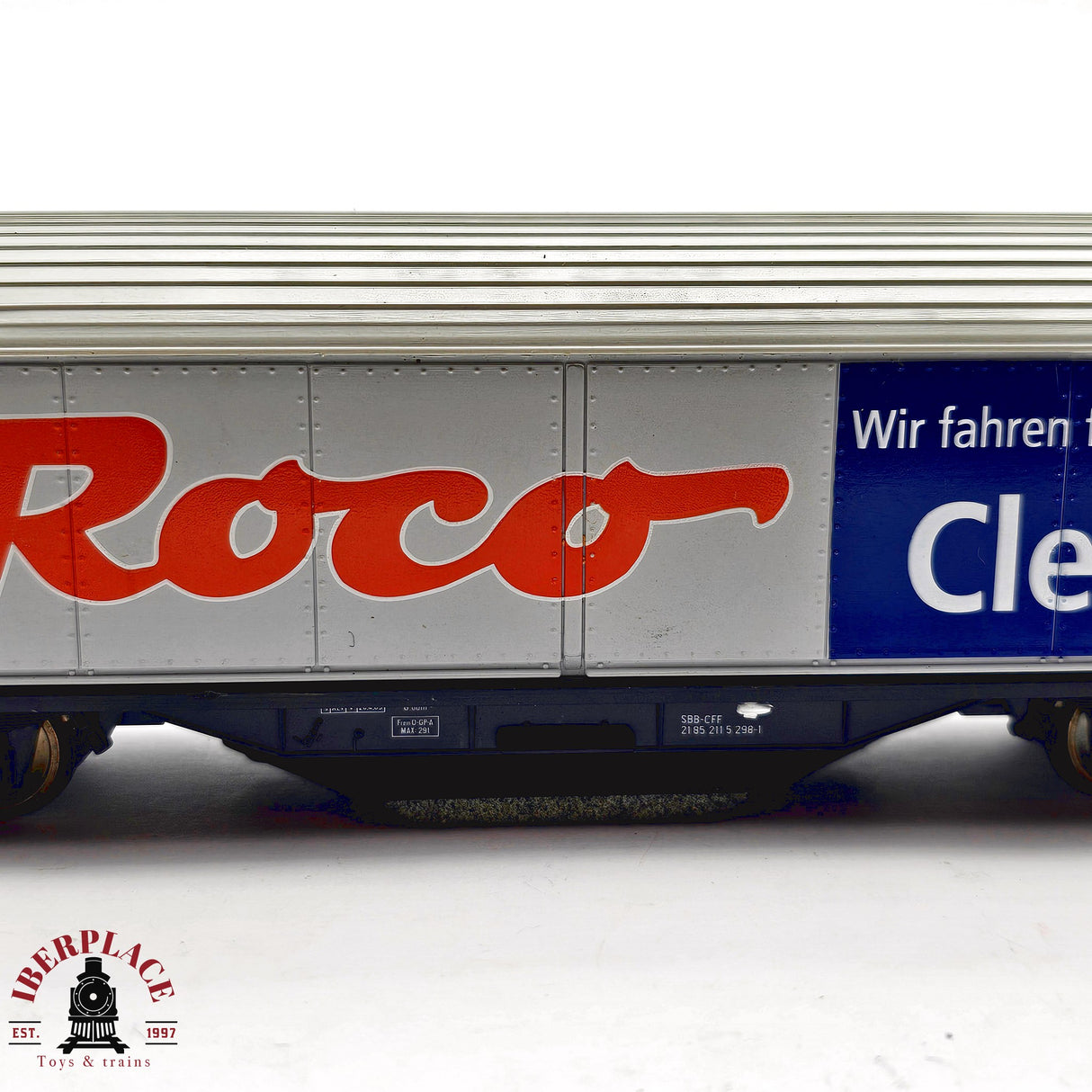 ♻️ 2da mano - DC Roco 46400 vagón limpia vías SBB CFF H0 escala 1:87 A15