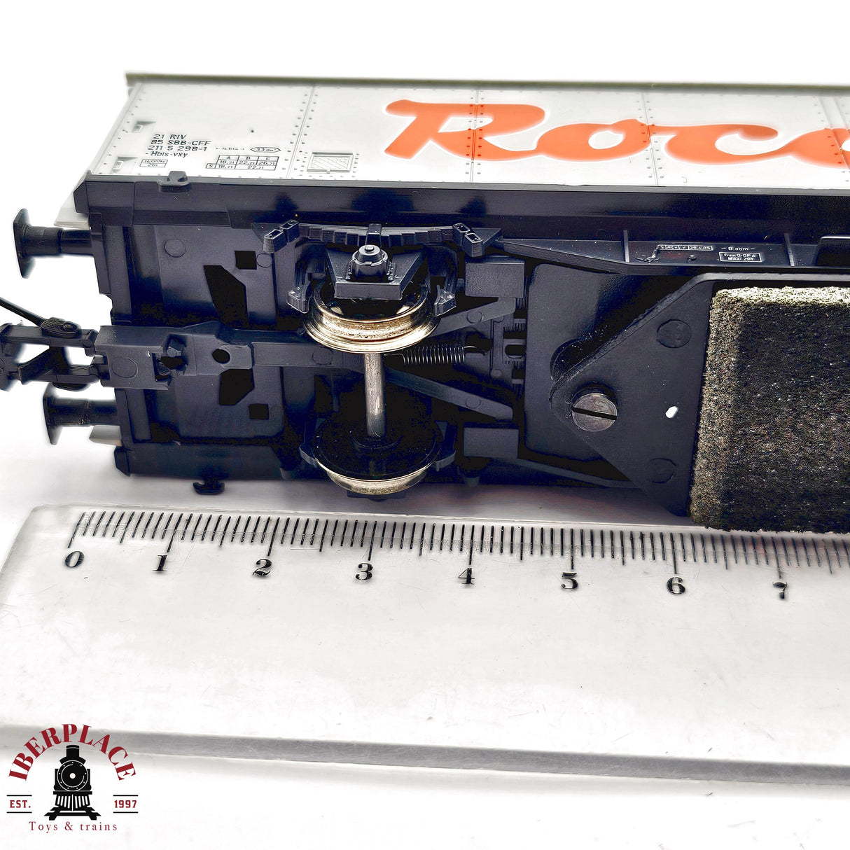 ♻️ 2da mano - DC Roco 46400 vagón limpia vías SBB CFF H0 escala 1:87 A15