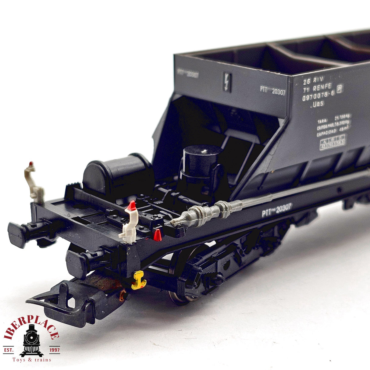 ♻️ 2da mano - DC Electrotren 5200 vagón Tolva transfesa RENFE 097 H0 escala 1:87 A15