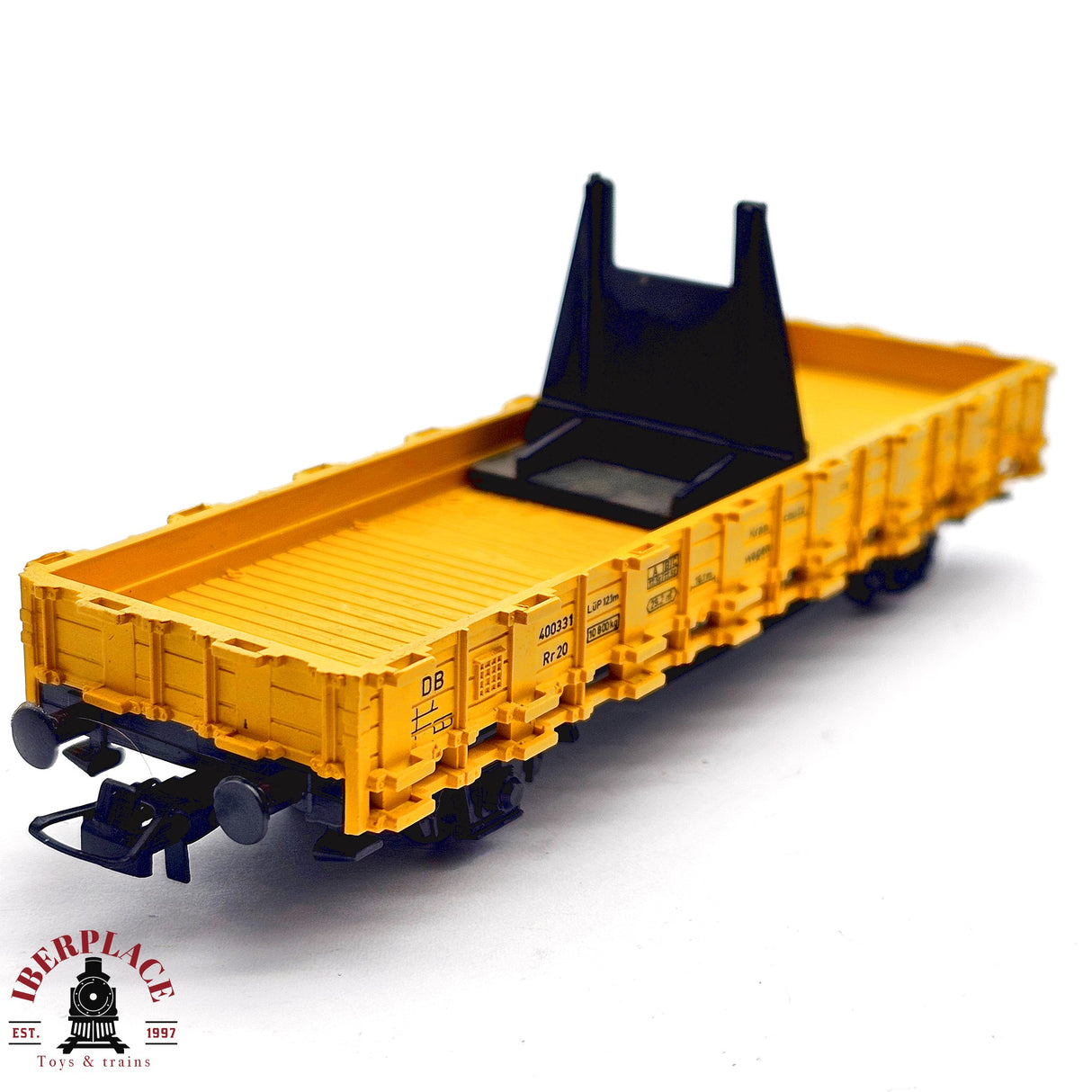♻️ 2da mano - DC Roco 46330 vagón mercancias vagón grúa H0 escala 1:87 A15