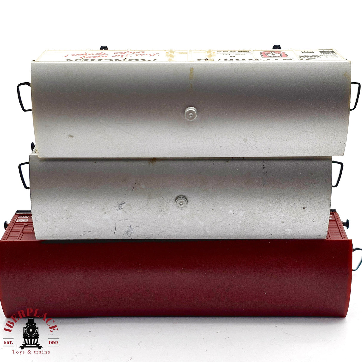 ♻️ 2da mano - DC 3x Jouef vagones mercancias Spatenbräu SNCF H0 escala 1:87 A15