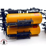 ♻️ 2da mano - DC 5x Roco vagones cisterna Shell SJ  H0 escala 1:87 A15