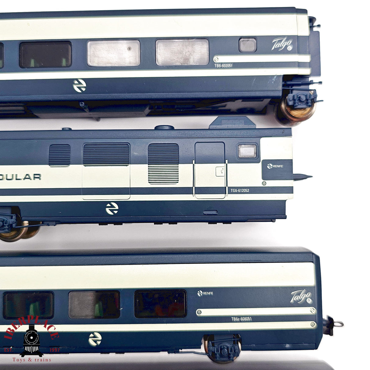 ♻️ 2da mano - DC 6x Electrotren vagones complementarios Talgo pendular RENFE H0 escala 1:87 A15
