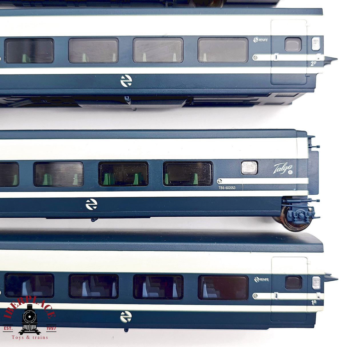 ♻️ 2da mano - DC 6x Electrotren vagones complementarios Talgo pendular RENFE H0 escala 1:87 A15